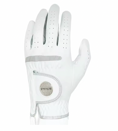 Glove with Built-In ball Marker