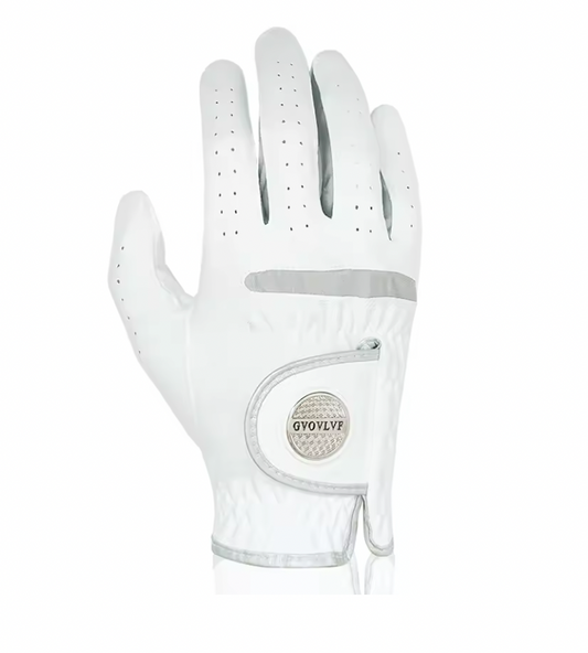 Glove with Built-In ball Marker
